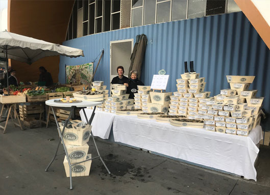 vente huîtres Geay au marché Central de Royan